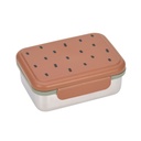 Lässig - Lunchbox stainless steel happy prints caramel