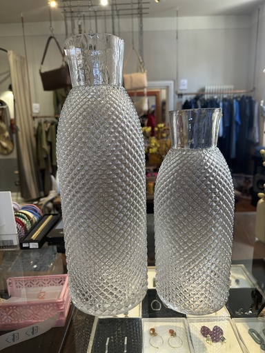 [287716030124] Vase Sarala klar 12x30,5cm (klein)