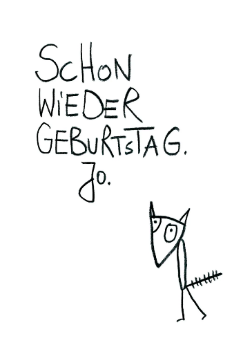 [#159] Edition Gute Geister - Postkarte - Geburtstag yo