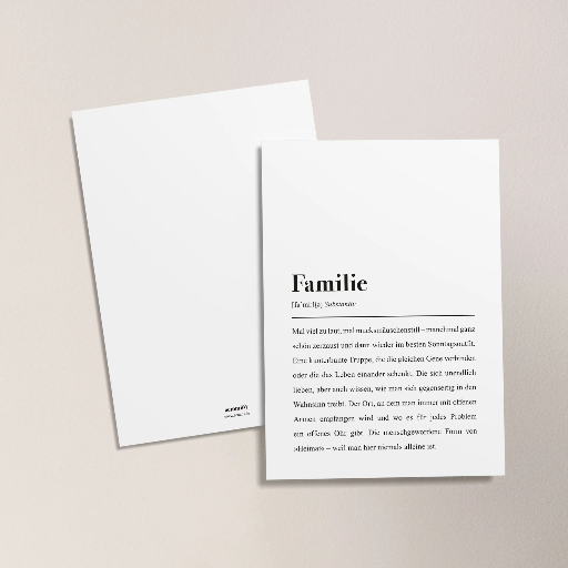 [AEMMI-K-FAMILIE] Aemmi - Postkarte - Familie