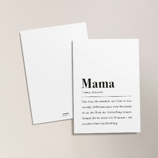 [AEMMI-K-MAMA] Aemmi - Postkarte - Mama