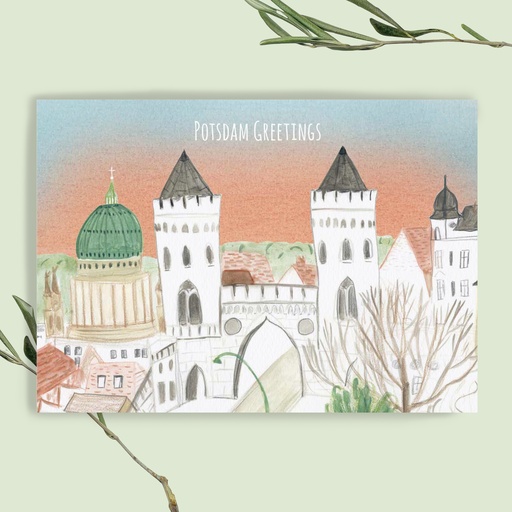 [EKI-PK-NAUENERTORGREETINGSFROMPOTSDAM] Elena Klein - Postkarte - Nauener Tor - Greetings from Potsdam