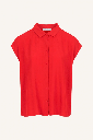 By Bar - Kiek Viscose Top - 305 Poppy Red