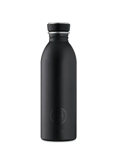 [556] 24 Bottles - Urban Bottle 500 ml Stone Tuxedo Black