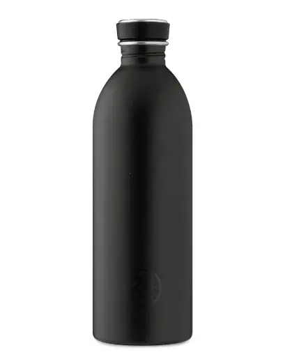 [557] 24 Bottles - Urban Bottle 1 lt Stone Tuxedo Black