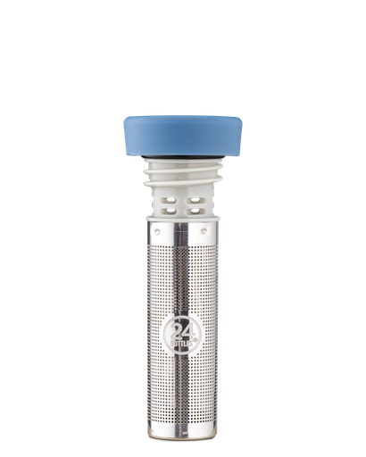 [690] 24 Bottles - Bottle Infuser Lid Light Blue