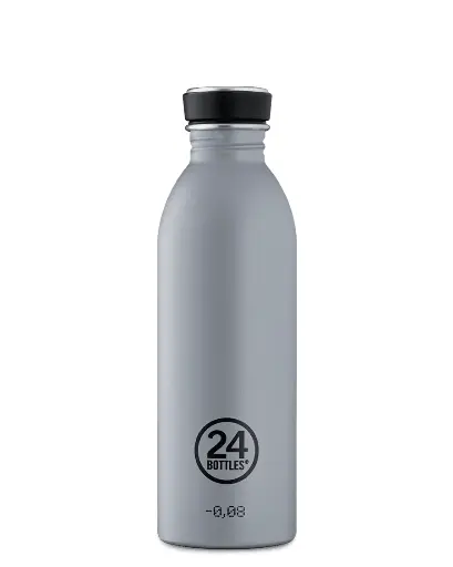 [544] 24 Bottles - Urban Bottle 500 ml Stone Formal Grey