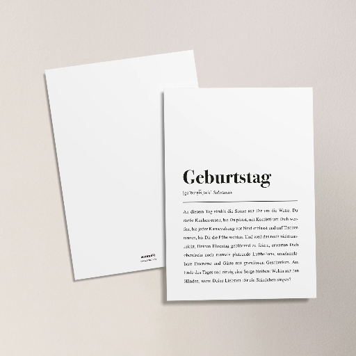 [AEMMI-PK-GEBURTSTAG] Aemmi - Postkarte - Geburtstag
