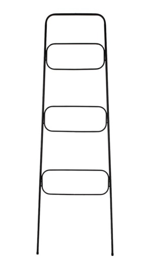 [5Y1130] Clayre & Eef  - Handtuchhalter Metall schwarz