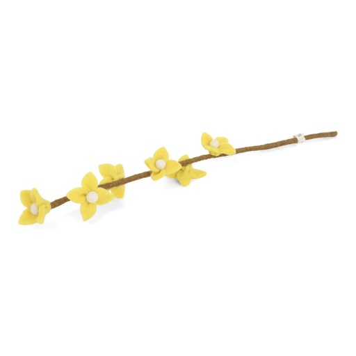 [10534] Gry & Sif (Filz) - Light Yellow Flowers on Stalk 