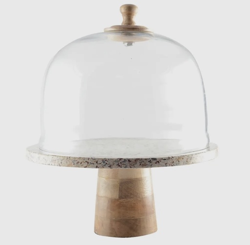 [118602] Aulica - Etagere mit Glasglocke / Freistehende Kuchenform | Standard 