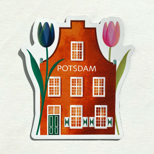 [LCS-M-HH] Luckycatstudio - Magnet Holländisches Haus, Potsdam