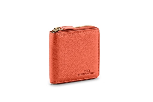 [5896] LILLE soft | koralle | gold | genarbt
