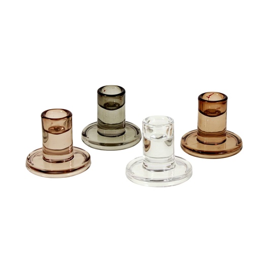 Werner Voss - Kerzenleuchter Mini Glas, 6,5x6cm