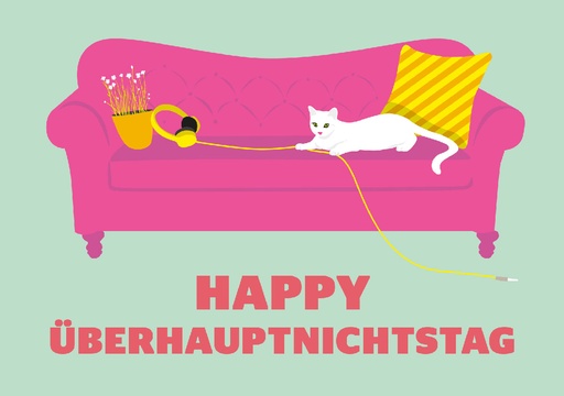 [LU061] Nobis Design - Postkarte - Luminous - Happy Überhauptnichtstag