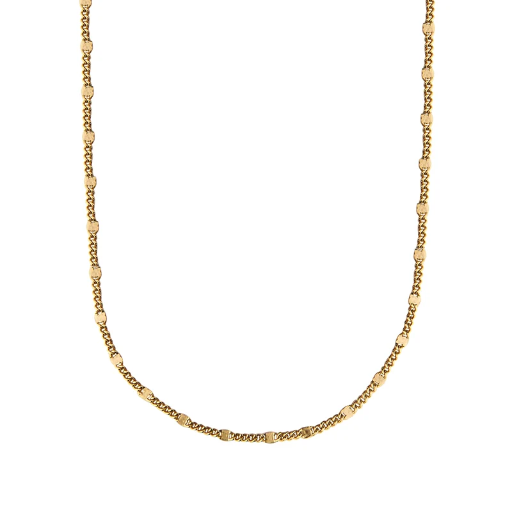 [4555-42-gold] Jeberg Jewellery - Harper Necklace 42cm + 4cm extension gold plated