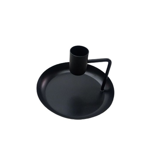 [KU334] Branded by - Stabkerzenhalter Kandelaar Loet zwart 8cm