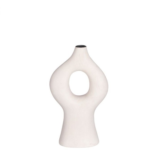 [RE003] Branded by - Stabkerzenhalter Kandelaar Indra wit 28cm