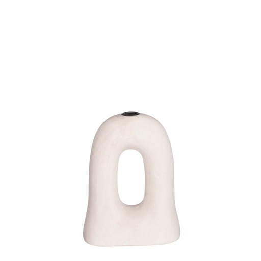 [RE004] Branded by - Stabkerzenhalter Kandelaar Ivy wit 21cm