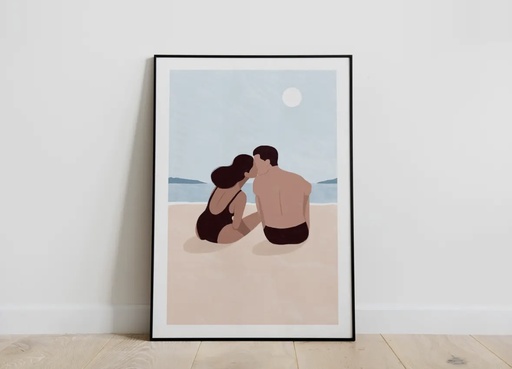 Maja Tomljanovic - Kunstdruck A4 - First Kiss