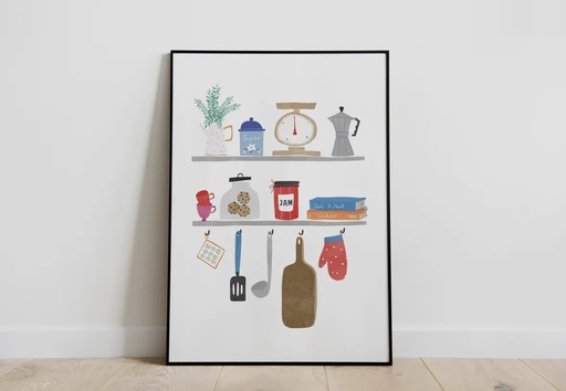 Maja Tomljanovic - Kunstdruck A4 - Kitchen