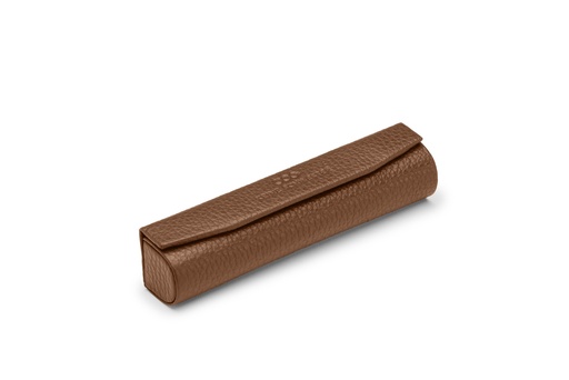 [8491] Lippenstift Box lang | nougat | genarbt