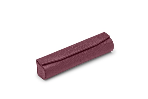 [8443] Lippenstift Box lang | pflaume | genarbt