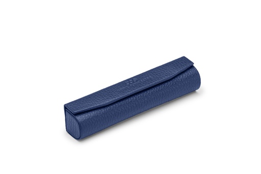 [8445] Lippenstift Box lang | royalblau | genarbt