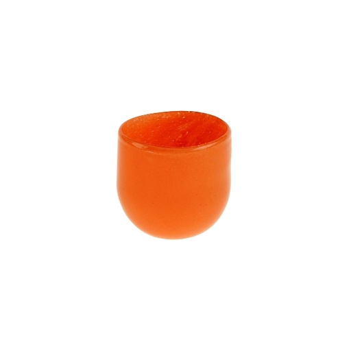 [52930] Werner Voss - Windlicht Summer, orange, 10x10x10cm 