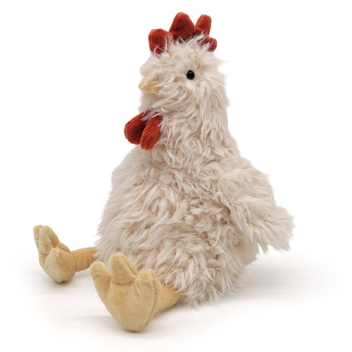 [Lini-70-002] Mea Lini - Plüschtier Farmtier Huhn weiß 30cm
