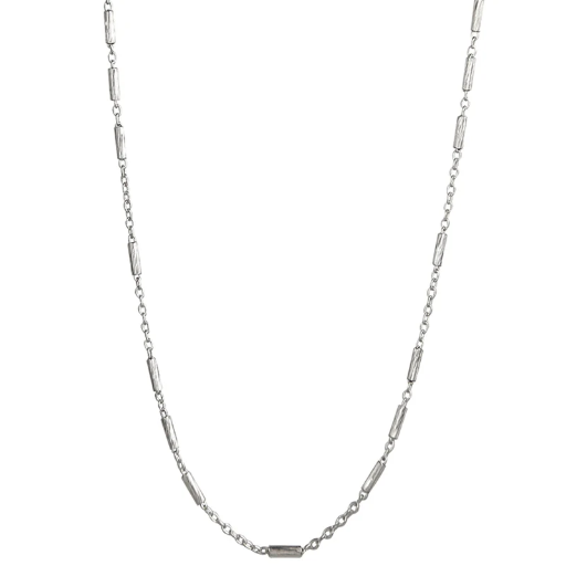 [4560-42-S] Jeberg Jewellery - NORA necklace w. extension silver 42 + 3 cm EXT