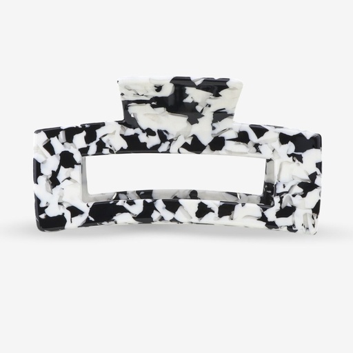 [E-01] Sasstie - Haarspange - Big Crush Black Marble