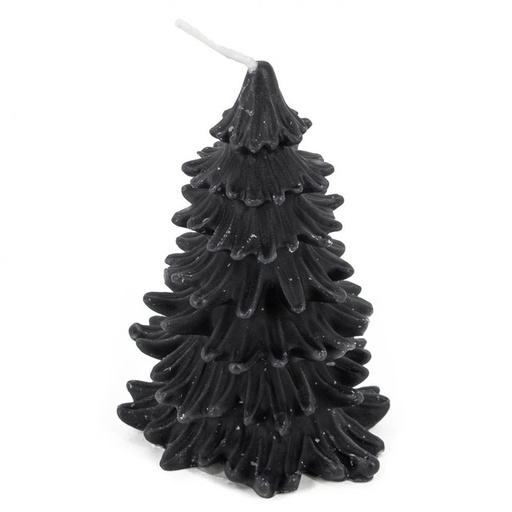 Kolony - Kerze Tannenbaum rustiek klein 6,5x6,5x12,8cm