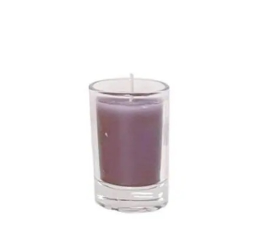 [692430] Home Society - Mini Kerze im Glas - purple 
