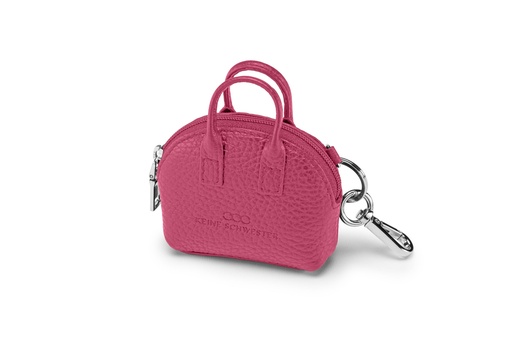 [10010] Schlüssel-KARLA | pink | silber | genarbt
