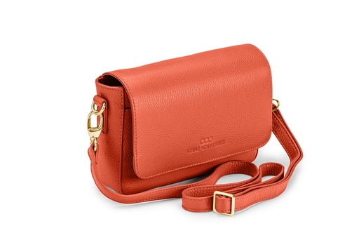 [7396] SMILLA | koralle | gold | genarbt