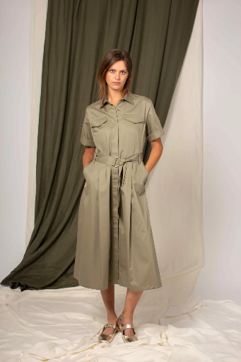 Scapa - Dress JEANNE - Light Khaki