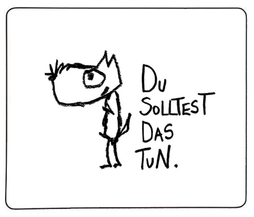 [#M192] Edition Gute Geister - Magnet - Harter Hund