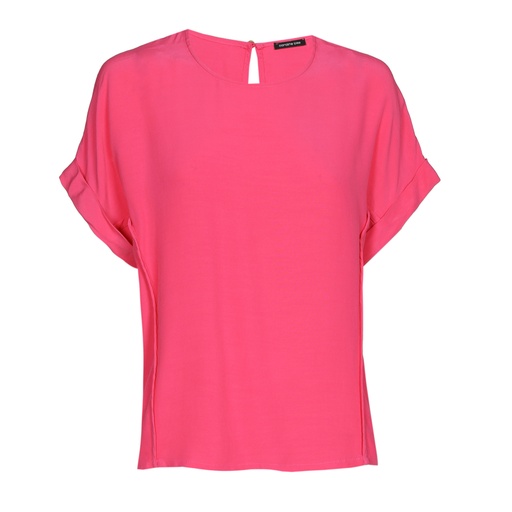 Caroline Biss - SHORT STRAIGHT TOP Fuchsia