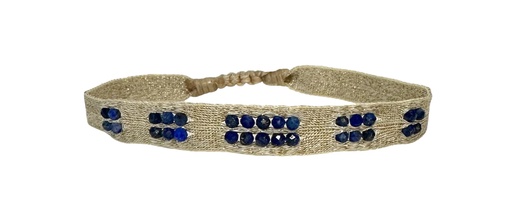 [MT80ABRIL03SS25] LeJu - MT80ABRIL03SS25 - BRACELET, POLYESTER THREADS, GLASS BEADS