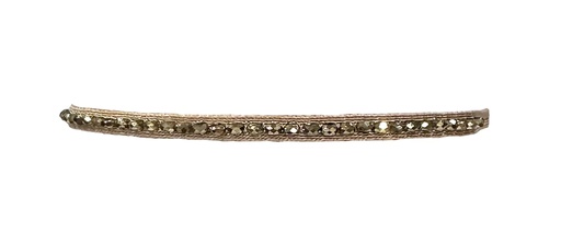 [MT24BIANCA03SS25] LeJu - MT24BIANCA3SS25 - BRACELET, GLASS BEADS, METALLIC THREADS