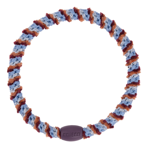 [5691] Kknekki - Slim Mix skyblue teracotta velvet