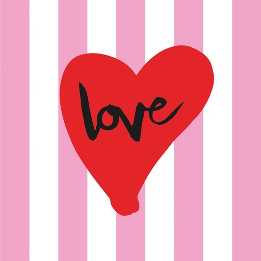 [133003051] PPD - Formart Love Servietten 33x33