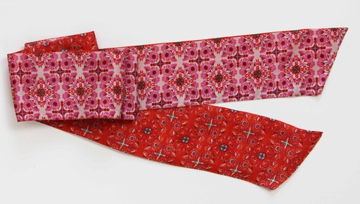 [3701692300504] Les Belles Vagabondes - Seidenschal Bandeau Casablanca Fuchsia