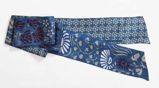 [3760312768513] Les Belles Vagabondes - Seidenschal Bandeau Clématite Bleu Blue