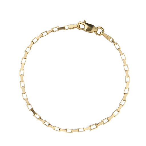 [4530-17-gold] Jeberg Jewellery - Lucy bracelet goldplated 17cm opt