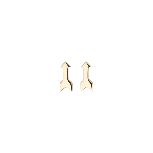 [50810] Jeberg Jewellery - Arrow studs gold