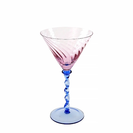 [55289] Werner Voss - Martiniglas, rosa durchgefärbt, 11x20cm 