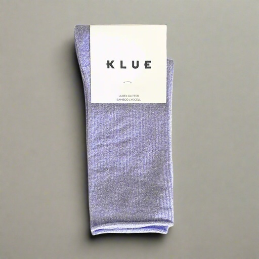 Klue - Glitter Lurex socks | Lilac | eco-friendly lyocell