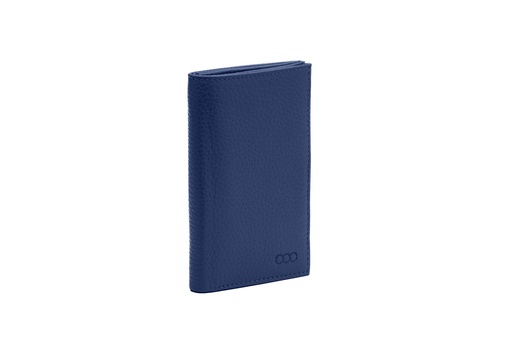 [21145] LOU | royalblau | silber | genarbt